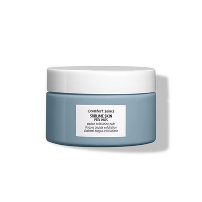[ Comfort Zone ] Sublime Skin Peel Pads, Exfoliating Face Wipes, Brightens, Smoo