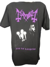 T-Shirt Mayhem  "Live in Leipzig" schwarz  Baumwolle, Tshirt neu