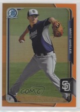 2015 Bowman Chrome Prospects Orange Refractor 8/25 Matt Wisler #BCP83 i5q