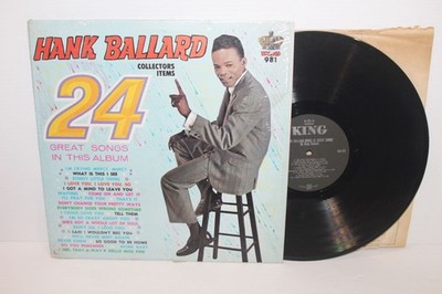 The Midnighters: Hank Ballard Sings 24 Great Songs LP King Records 981 Shrink