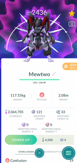 Mewtwo Armored✨Guaranteed lucky✨TRADE ✨Read description