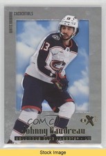 2023-24 Skybox E-X 2000 White Rainbow Credentials Johnny Gaudreau #24 READ 1ic