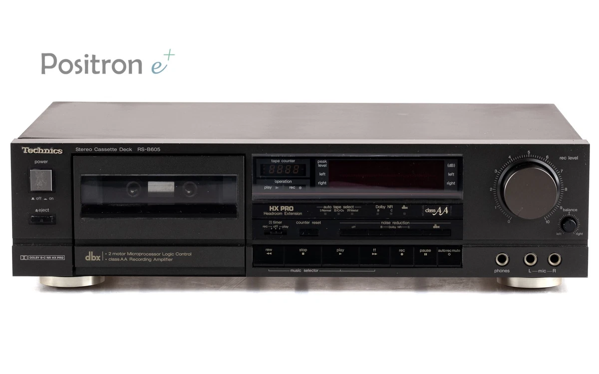 LOT DE 2 appareils. Platine cassette PHILIPS FC 141 / TECHNICS RS-B10