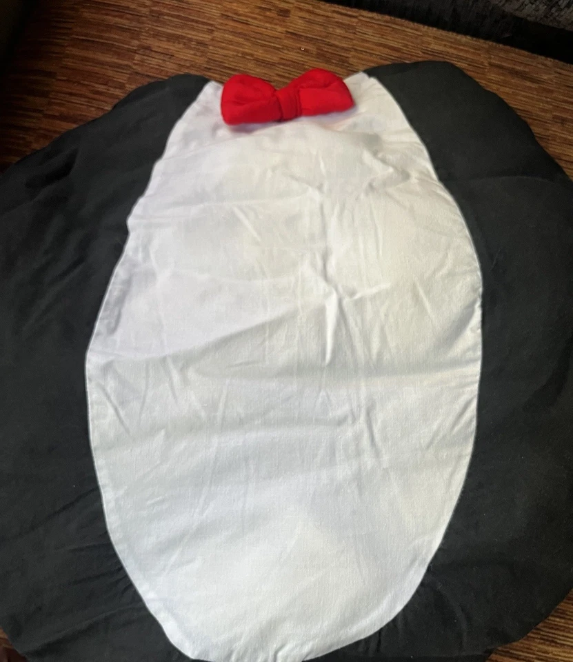 Disfraz de pingüino blanco y negro personalizado vintage hecho a mano para niños/jóvenes Foto 2 de 4