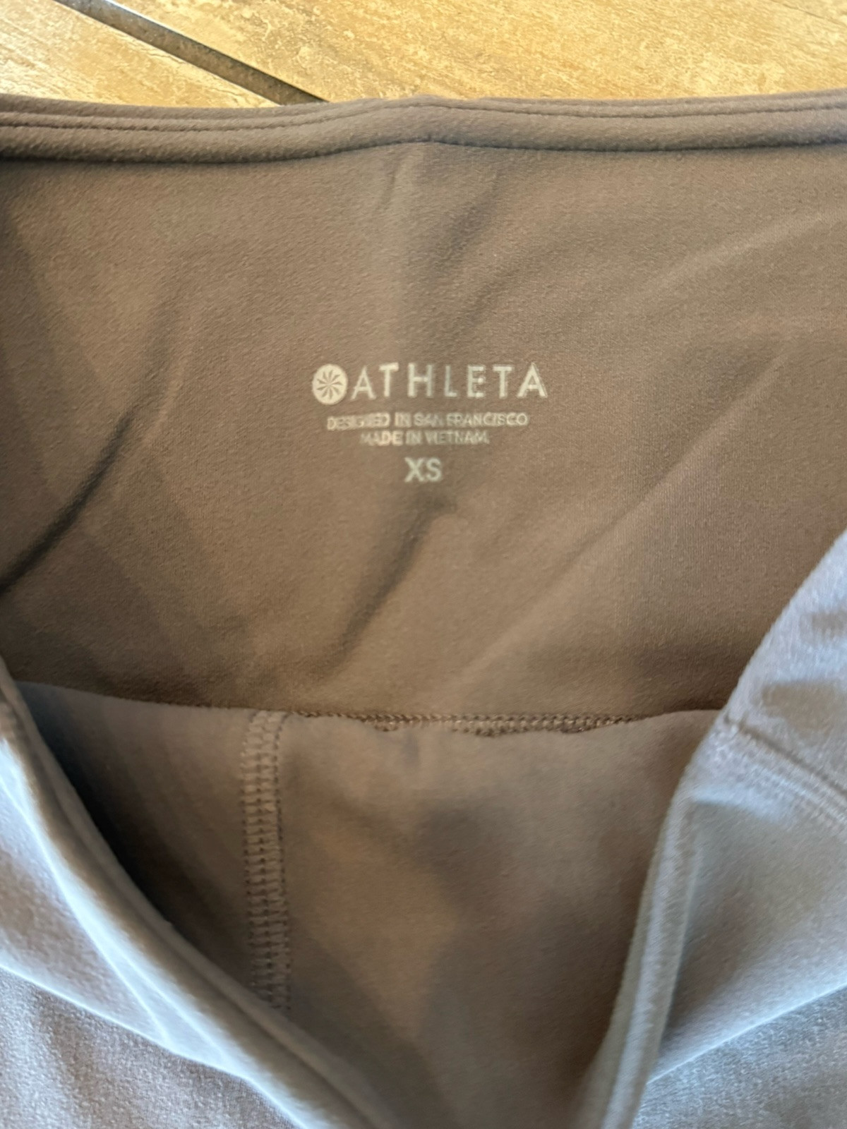 ATHLETA Salutation Modblock Flagstone Grey & Pink… - image 7