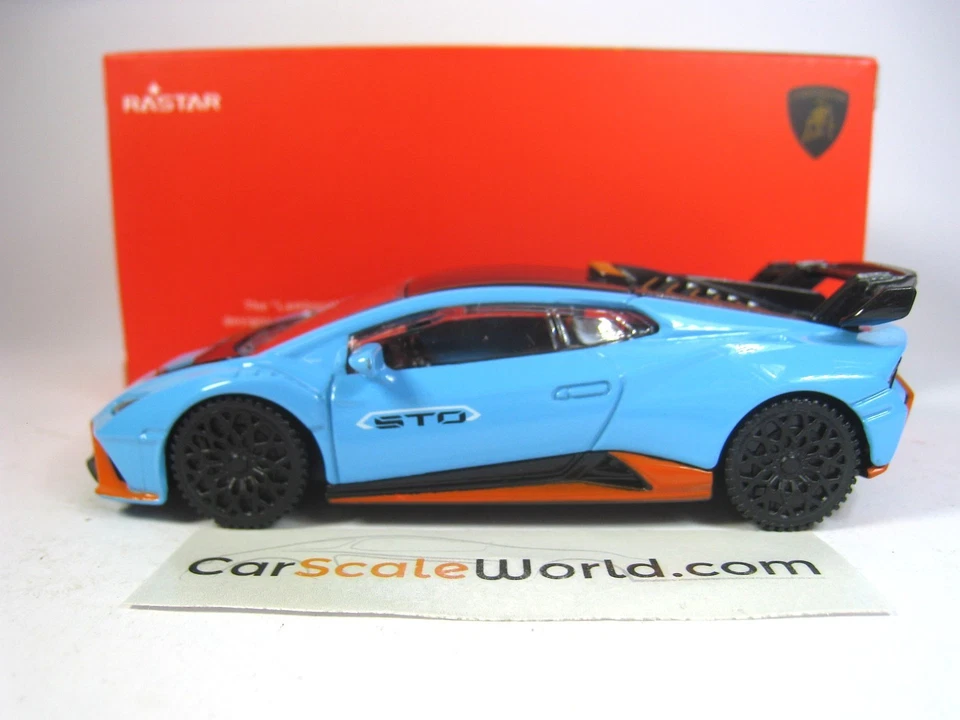 LAMBORGHINI HURACAN STO 2020 1/43 RASTAR (LIGHT BLUE) - Imagen 2 de 4