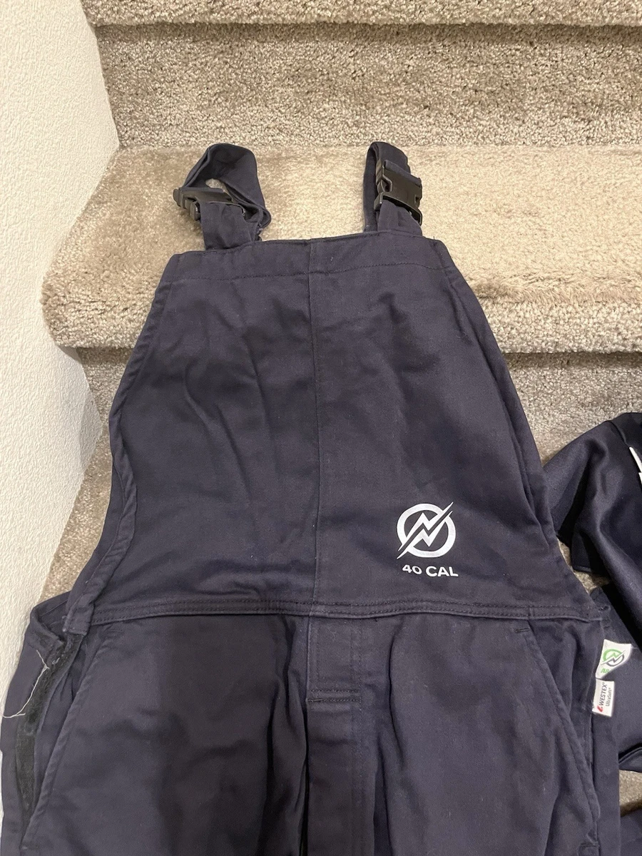 Enespro 40 Cal Arc Flash EPI Kit Chaqueta, Baberos, Casco Talla MEDIANA M32 - LIMPIO