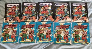 Vintage Nintendo Power 3 Hole Folders Lot Of 10 DAMAGED 1988 Zelda Super Mario