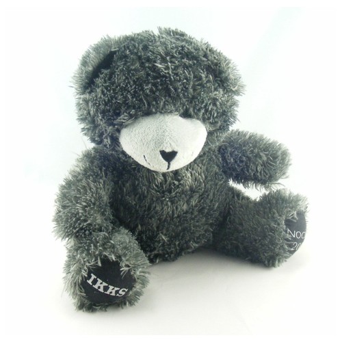 Doudou ours gris noir NOCIBE