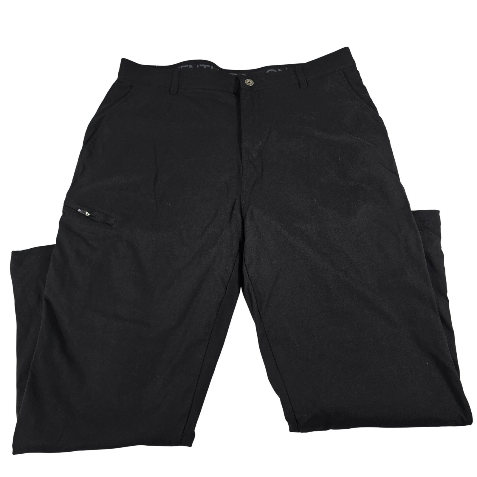 Gerry Venture Mens Black Fleece Lined Outdoor Hiking Pants 38x34 fit 38x29