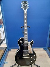 Edwards E-LP-130CD/JS Les Paul Custom Black Electric Guitar Used From Japan
