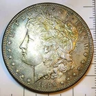 1896 (P) Morgan Silver Dollar $1 Coin