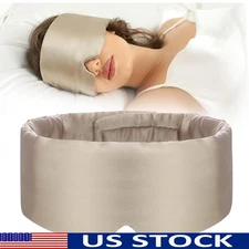 Luxury Silk Sleep Mask Soft Eye Mask Travel Blackout Comfortable Gift Relaxation