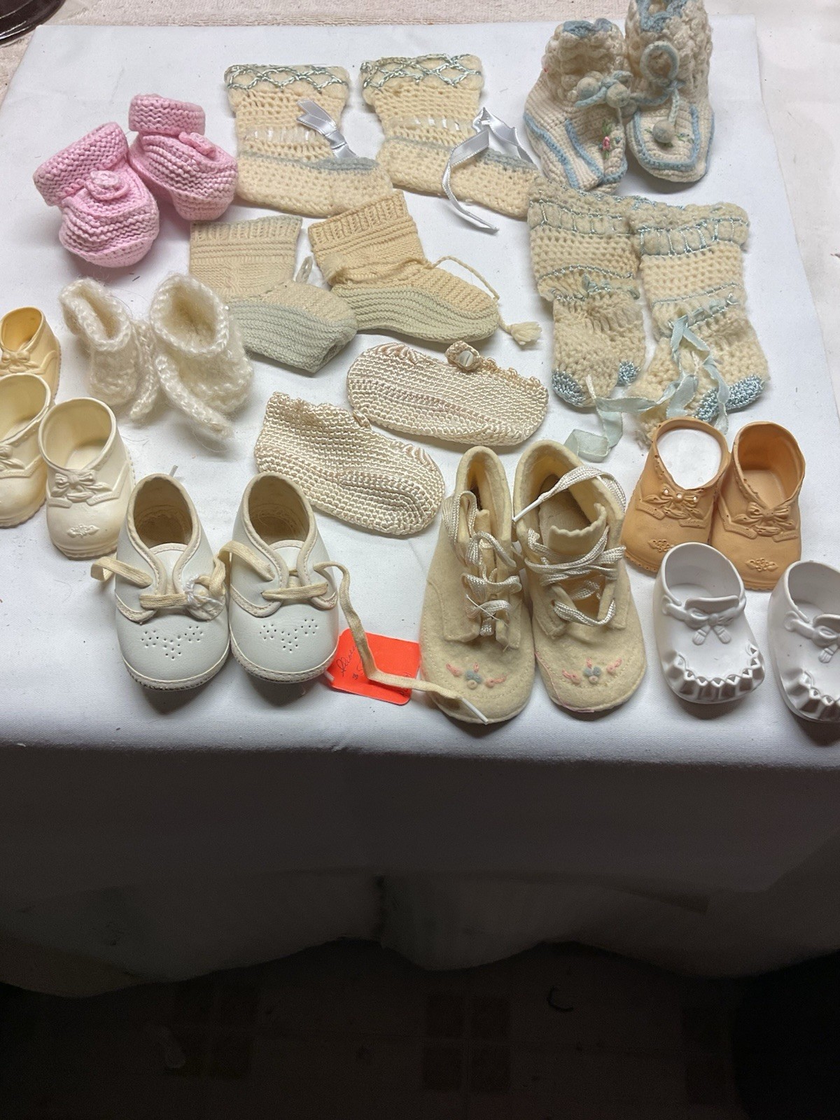 Lot Of Doll Shoes For Baby Dolls, Booties & Shoes, All Pairs, Good Condition.