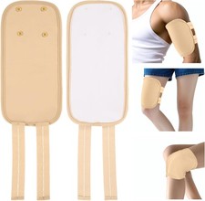 2 Pcs Castor Oil Pack Wrap Leakproof Caster Oils Compress Pads with Adjustable E