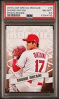 2018 LEAF SPECIAL RELEASE SHOHEI OHTANI PRIZED ROOKIE #18 PSA 8.5 NM-MT+ DODGERS