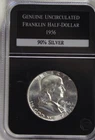1956  US Franklin Half 50c Nice Unc in PCS Slab