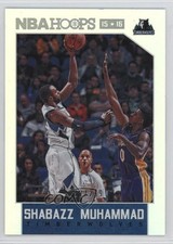 2015-16 Panini NBA Hoops Silver /299 Shabazz Muhammad #178 7ut
