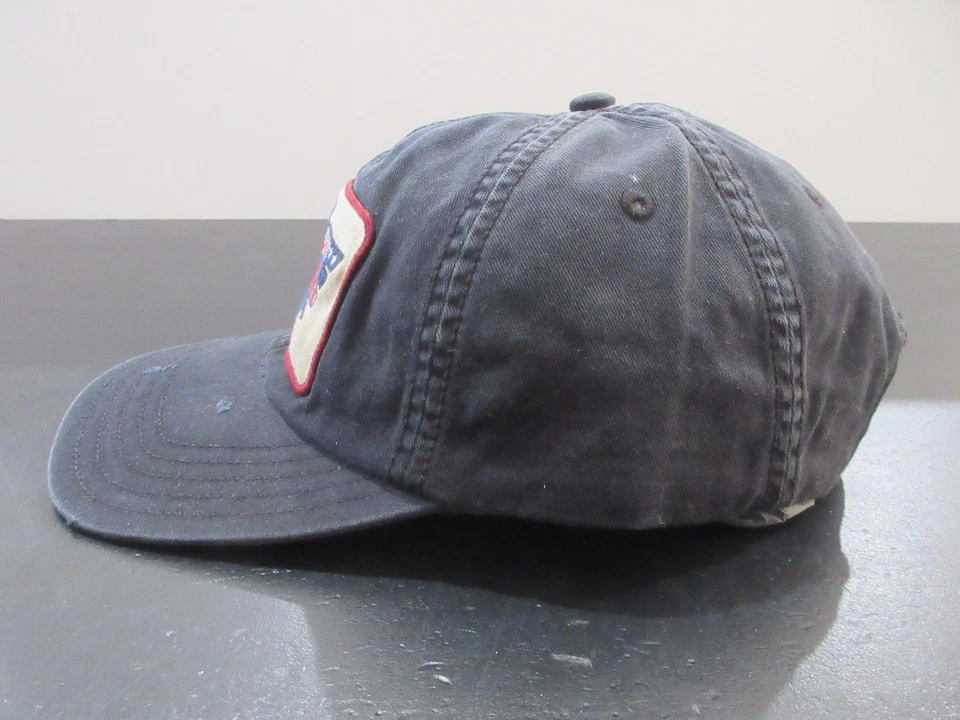 Ralph Lauren Polo Sombrero Gorra Correa Trasera Negro Denim y Suministro Águila Ajustable Para Hombres Foto 3 de 4