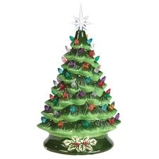 Nostalgic Ceramic Christmas Tree 15" by Holiday PeakTM