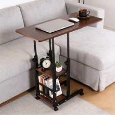 Laptoptisch Mit Rollen HöHenverstellbar Beistelltisch Nachttisch Schreibtisch