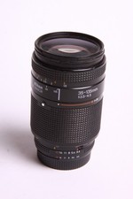 Nikkon AF Nikkor 35-135mm f3.5-4.5 macro lens with rear cap