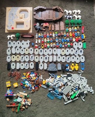 Vintage Lego Town Castle Ritter Boot Sphinx Minifiguren Konvolut 