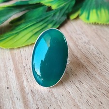 Awesome Green Onyx Ring 925 Sterling Silver Wedding Gift Designer Ring PG8004