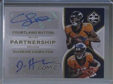 2018 Limited Partnership Duals 9/35 Courtland Sutton DaeSean Hamilton Auto 1m1a