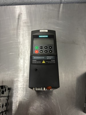 SIEMENS 6SE6440-2AB17-5AA1 MICROMASTER 440 AC DRIVE USED