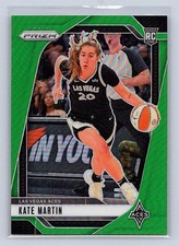 2024 Panini Prizm WNBA KATE MARTIN Green Prizm Rookie RC #126 Aces Sparks