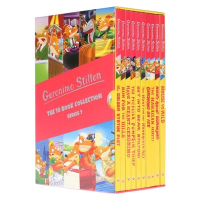 Geronimo Stilton The Illustrated 10 Books (Series 7) Paperback Box Set - Ages-5+