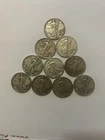 1940 - 1946. Walking Liberty Half Dollar - 90% silver Lot of 10