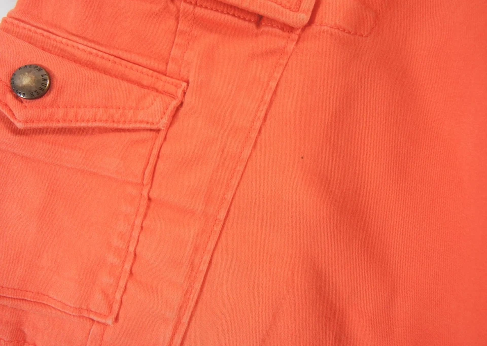 Брюки женские Polo Ralph Lauren 10 оранжевые карго узкий крой эластичные на молнии дамские - Изображение 4 из 4
