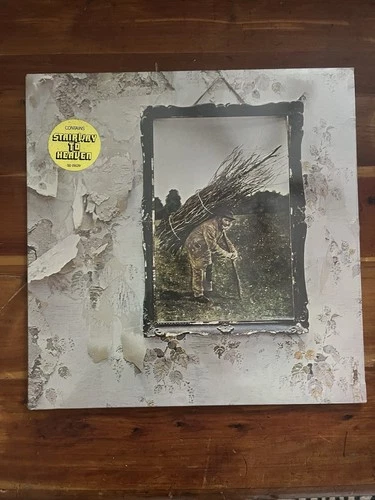 LED ZEPPELIN IV 1971 FACTORY SEALED FIRST PRESSING with HYPE STICKER