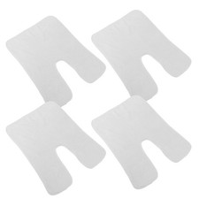 4 piezas toallas faciales divididas coral polar suaves toallas de masaje para esteticista de spa