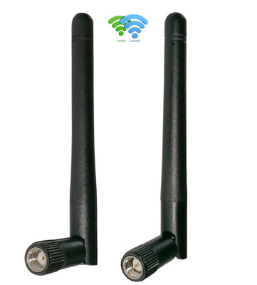 2.4G&5G Antenna 3dBi/90° foldable/11cm/SMA Male e.g. WLAN Router or AP, BLE