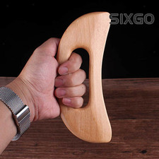 Professional Wooden Wood Beech Gua Sha Massage Tool Guasha Stick for Release