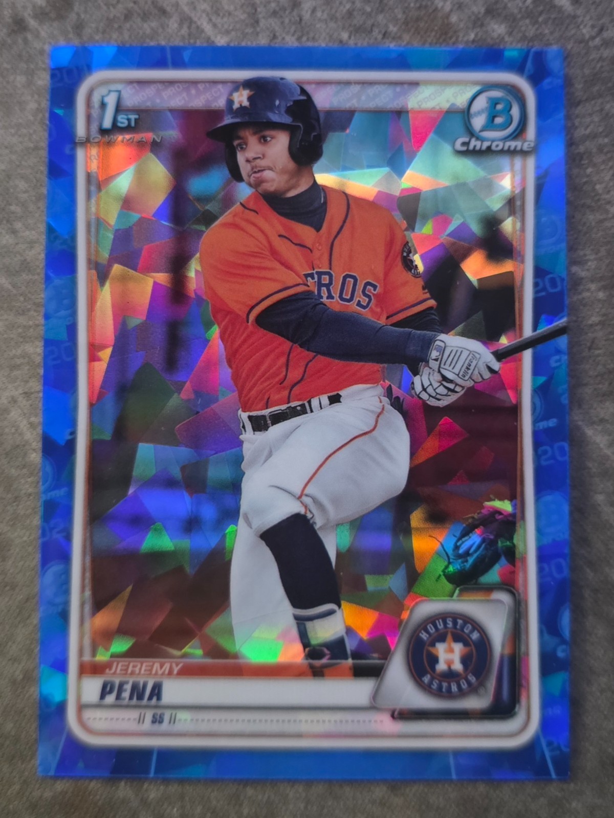 2020 Bowman Chrome Sapphire Edition - Jeremy Pena #BCP-61 (RC)