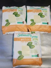 QTY 3 - Sustainably Yours Natural Cat Litter (Multi-Cat Large Grains) 10 lbs.