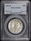 1941-D Walking Liberty Half Dollar PCGS MS-65