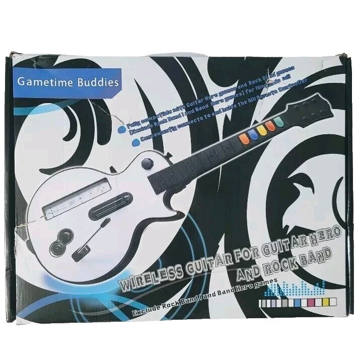 Controladores de videojuegos de guitarra Nintendo Blanco