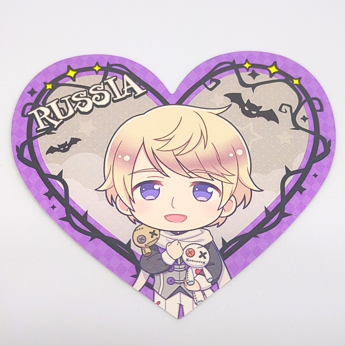 Hetalia World Stars Heart-Shaped Card Halloween Amo Cafe Official