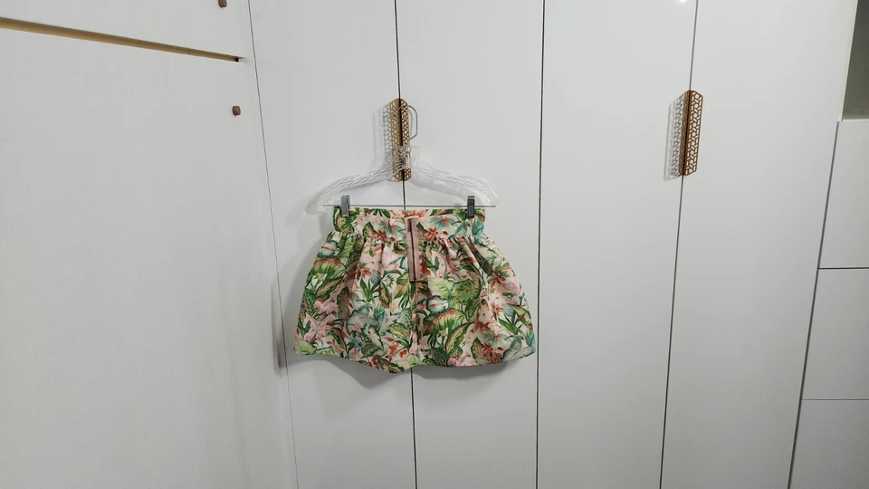 Pili Carrera Girls Skirt Size 12 Floral Short - Image 2 of 4