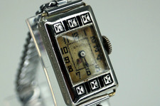 Antique GRUEN Ladies Watch - 14k Gold Reinforced - Swiss 15 Jewels - Gemex Band