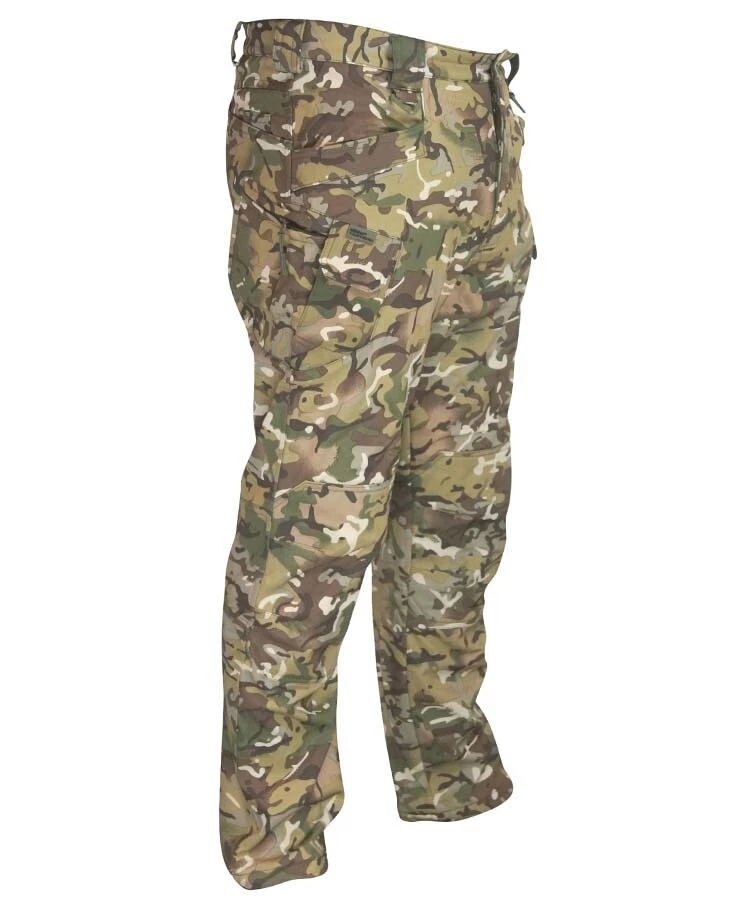 Kombat Tactical Patriota Soft Shell BTP Military Camo Pants Fleece Lining