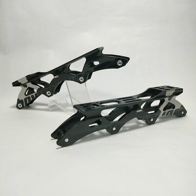 Powerslide Syndkt Frame 243 4x80 Black with AXLESET(8) INLINE SKATES FRAME
