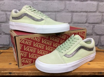 vans old skool mint green