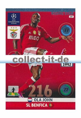 Panini Adrenalyn XL Champions League 14/15 - 107 - Ola John - Rising Star