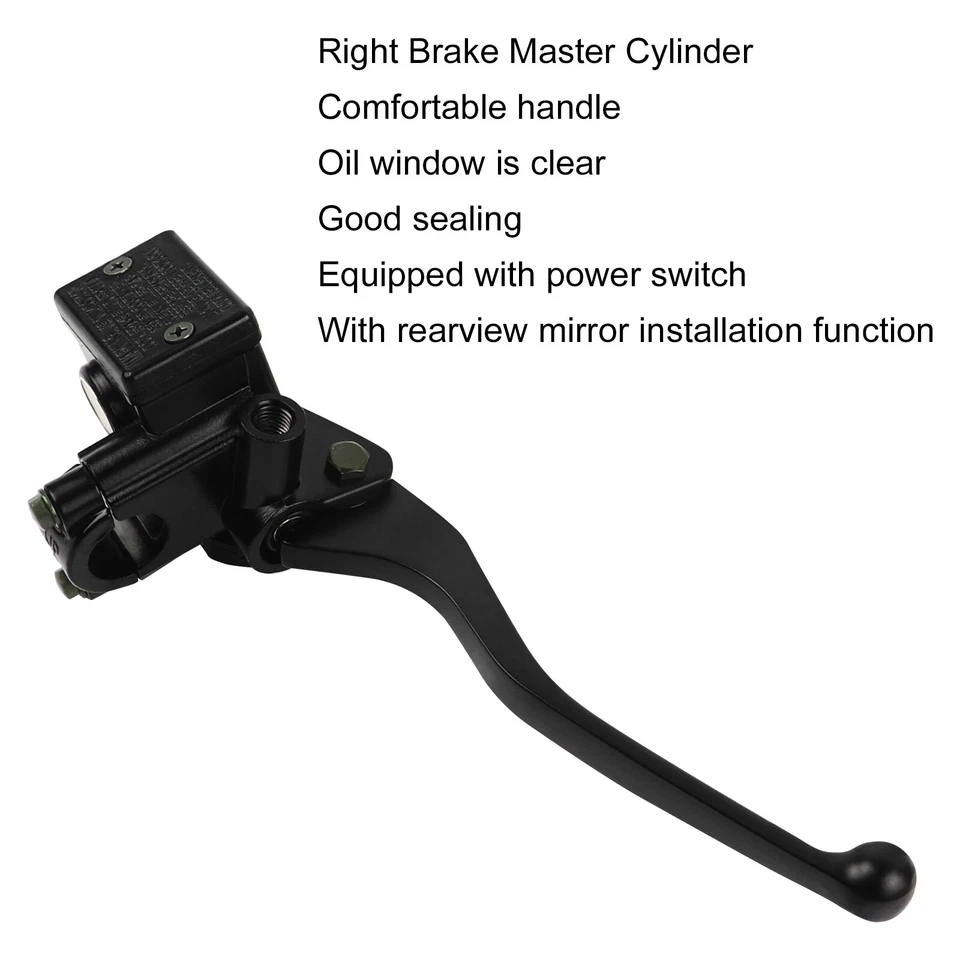 Right Brake Master Cylinder For Yamaha Maxim SRX250 SRX600 XS400 XS750 XJ650R - Image 4 of 4